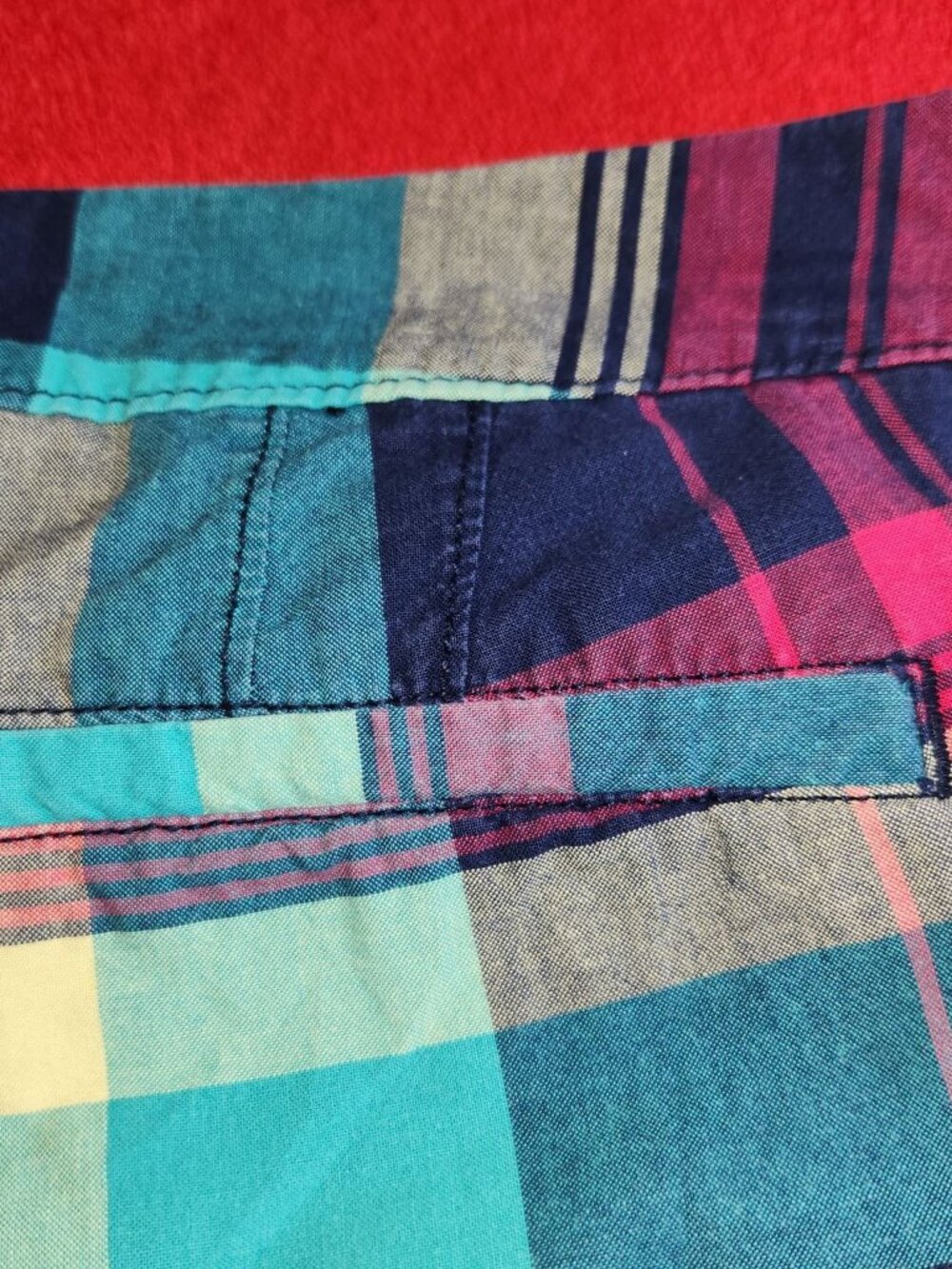 SZ 10 Old Navy Women's Colorful Golf Apparel Everyday Shorts Striped w/ Pockets - Picture 5 of 6
